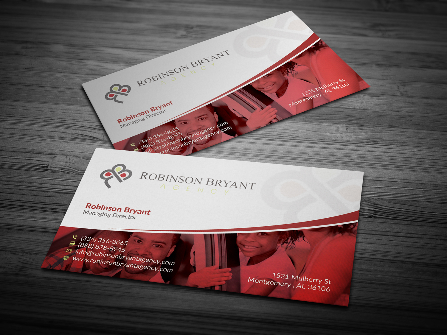 Business Card Design by OxonoArt for Robinson Bryant Agency | Design #21278017