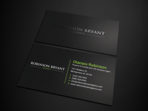 Design de Carte de Visite par Tripti Ranjan Gain pour Robinson Bryant Agency | Design : #21276774