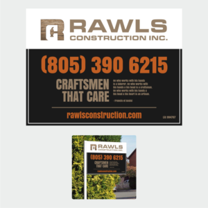 Yard sign design for high end luxury home builder. | Design de Panneau par Atvento Graphics
