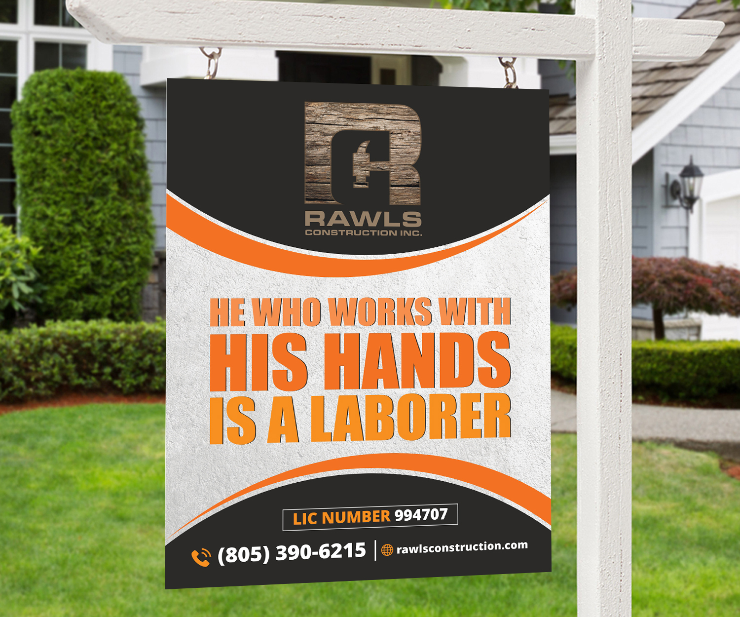 Signage Design by Jai Shri Ram for this project | Design #21274846