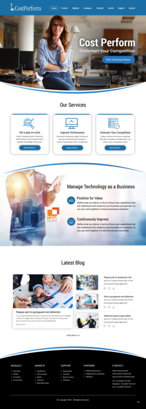 Web Design by pb for this project | Design: #21272948