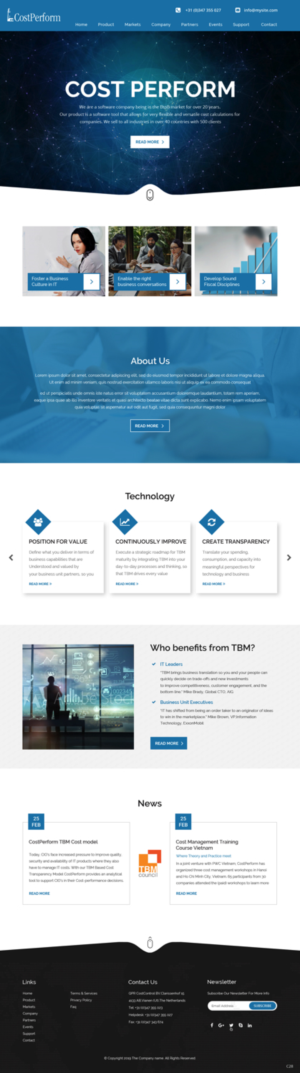 Web Design by pb for this project | Design: #21272953