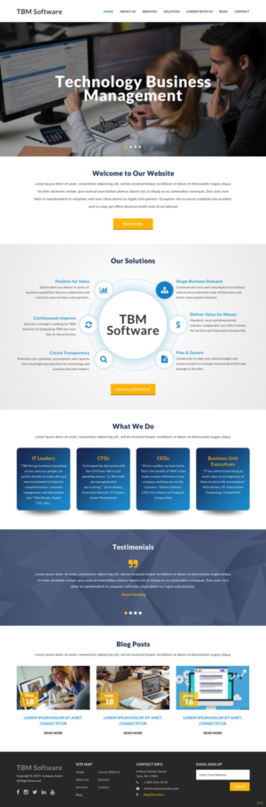 Web Design by pb for this project | Design: #21287312