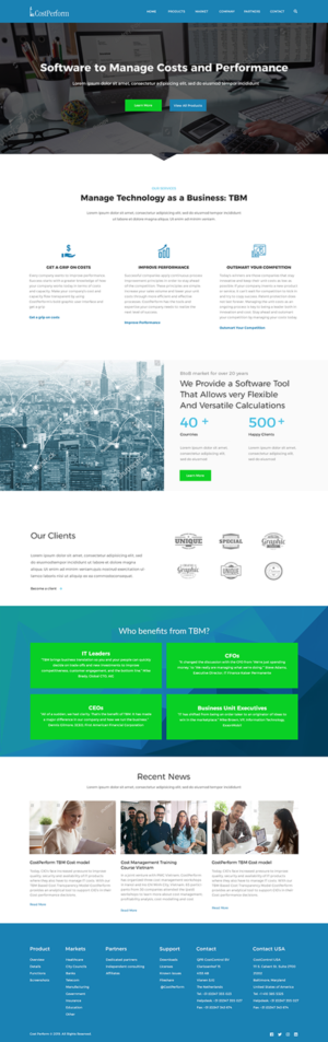 Create a landing page for a new product market combination for an international software company | Web Design by Mukarram Haidari