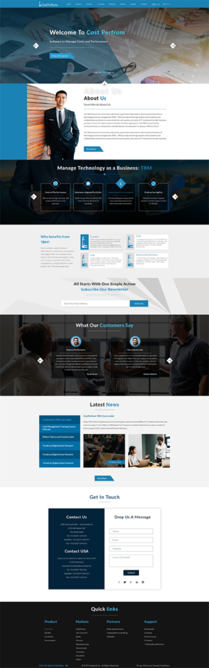 Create a landing page for a new product market combination for an international software company | Diseño Web por ArtBeat Technology