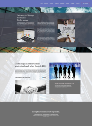 Create a landing page for a new product market combination for an international software company | Diseño Web por Zlajks