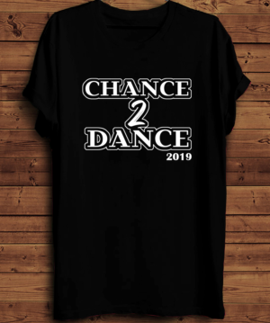 T-shirt design for dance showcase. CHANCE2DANCE 2019 | T-Shirt-Design von creative gravity