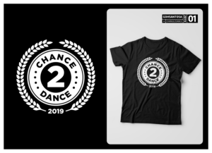 T-shirt design for dance showcase. CHANCE2DANCE 2019 | T-shirt Design by Gohsantosa