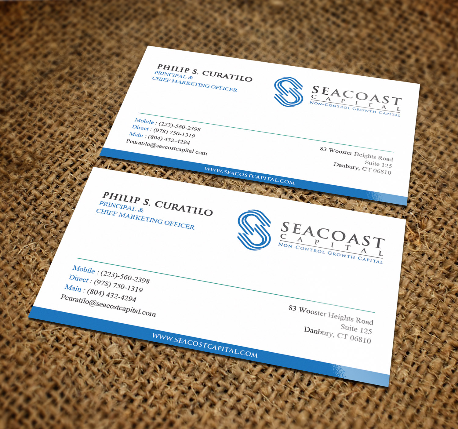 Business Card Design by Sandaruwan for Seacoast Capital | Design #21306521