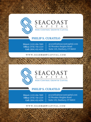 Seacoast Business Card Redesign | Visitenkarten-Design von JK18