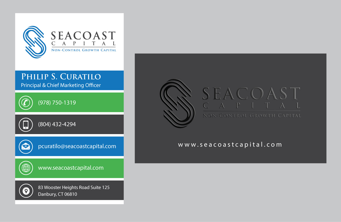 Business Card Design by Infinitive Technology for Seacoast Capital | Design #21262623