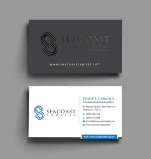 Business Card Design by Infinitive Technology for Seacoast Capital | Design: #21263823