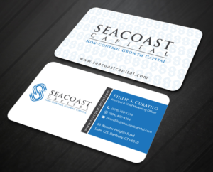 Design de Carte de Visite par Infinitive Technology pour Seacoast Capital | Design : #21263834