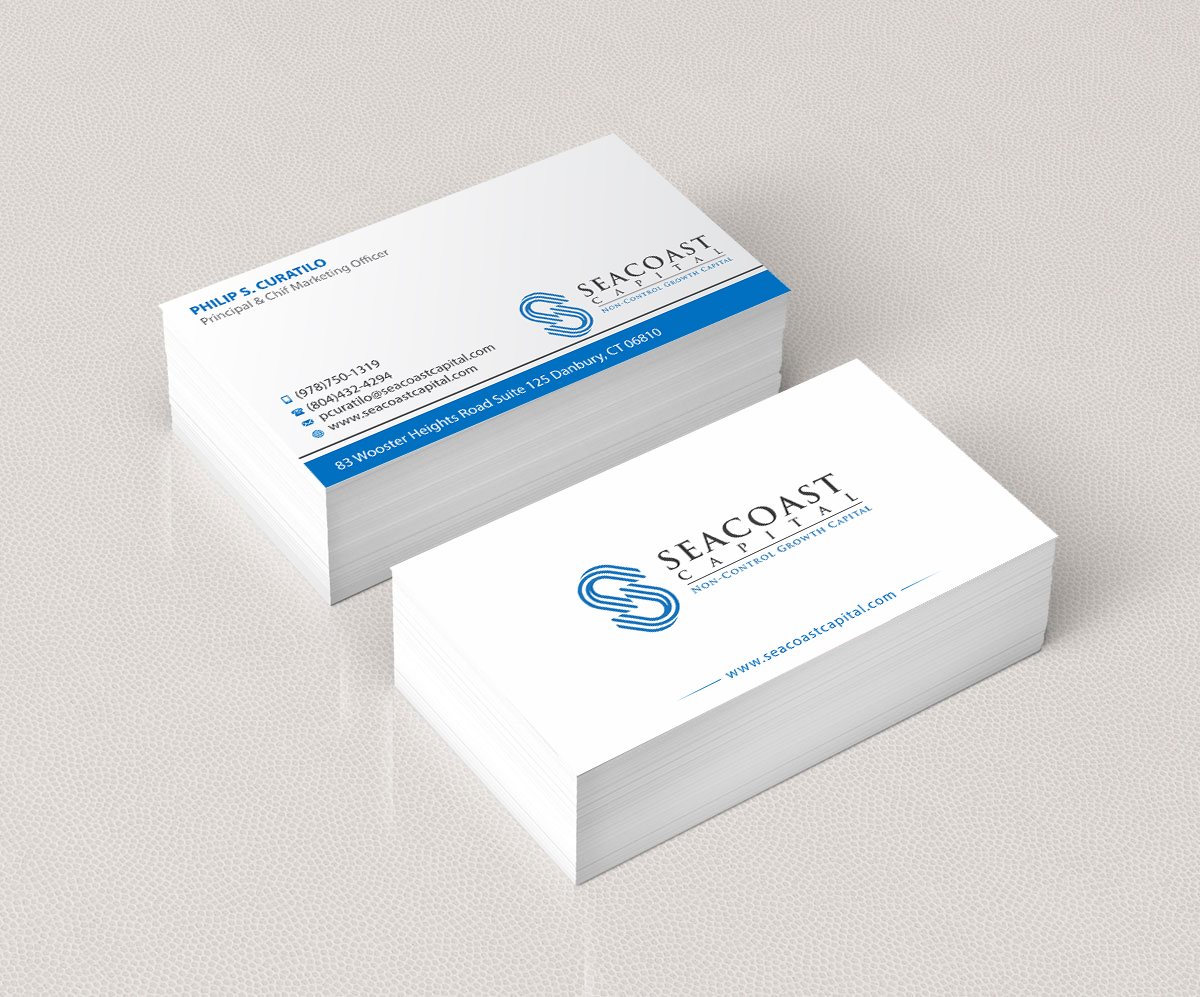 Design de Carte de Visite par Infinitive Technology pour Seacoast Capital | Design #21264027