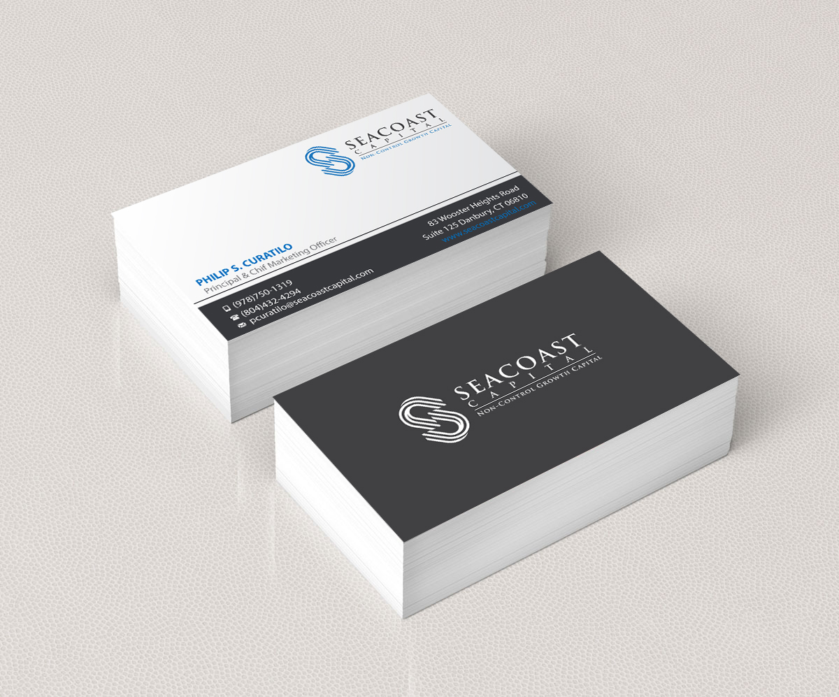 Business Card Design by Infinitive Technology for Seacoast Capital | Design #21264028