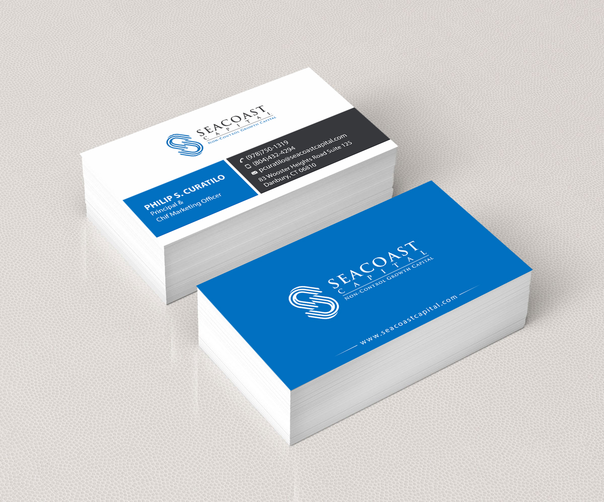 Business Card Design by Infinitive Technology for Seacoast Capital | Design #21264039