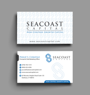 Visitenkarten-Design von Infinitive Technology für Seacoast Capital | Design: #21264228