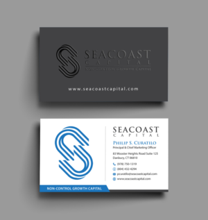 Business Card Design by Infinitive Technology for Seacoast Capital | Design: #21264229