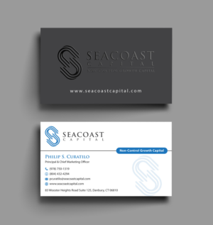 Business Card Design by Infinitive Technology for Seacoast Capital | Design: #21268939
