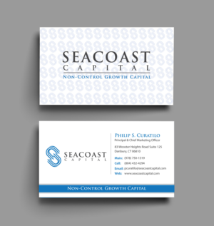Design de Carte de Visite par Infinitive Technology pour Seacoast Capital | Design : #21367752