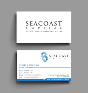 Business Card Design by Infinitive Technology for Seacoast Capital | Design: #21377052