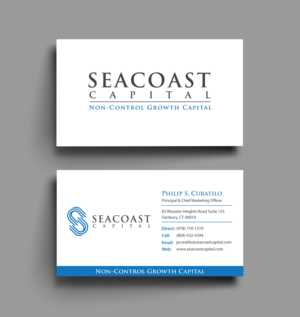 Business Card Design by Infinitive Technology for Seacoast Capital | Design: #21377074