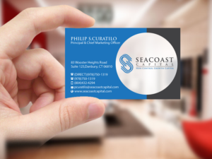 Business Card Design by Creations Box 2015 for Seacoast Capital | Design: #21265121