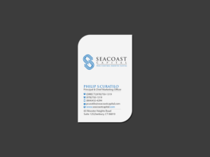 Business Card Design by Creations Box 2015 for Seacoast Capital | Design: #21265136