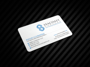 Business Card Design by Creations Box 2015 for Seacoast Capital | Design: #21266258