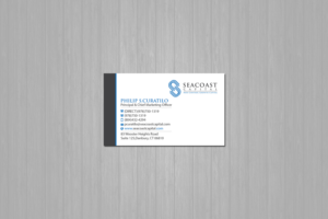 Business Card Design by Creations Box 2015 for Seacoast Capital | Design: #21266263