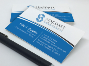 Business Card Design by LAXMI DESIGNHUB for Seacoast Capital | Design: #21266598