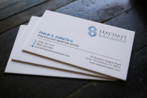 Business Card Design by chandrayaan.creative for Seacoast Capital | Design: #21262437
