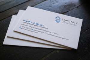 Business Card Design by chandrayaan.creative for Seacoast Capital | Design: #21262443