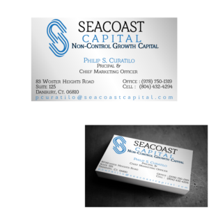 Design de Carte de Visite par 'Tess pour Seacoast Capital | Design : #21266296
