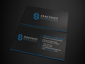 Business Card Design by Tripti Ranjan Gain for Seacoast Capital | Design: #21272490