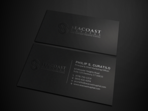 Business Card Design by Tripti Ranjan Gain for Seacoast Capital | Design: #21272493