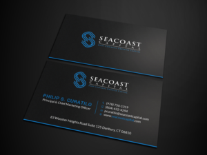 Business Card Design by Tripti Ranjan Gain for Seacoast Capital | Design: #21272498