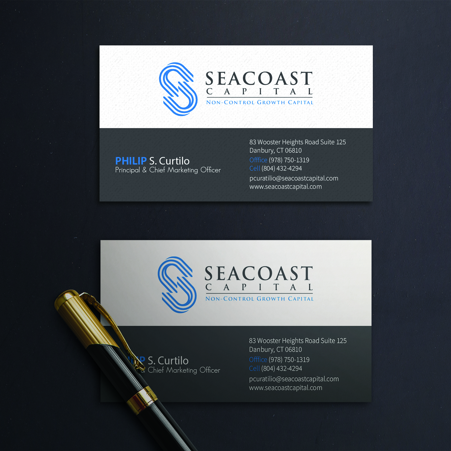 Business Card Design by Harly Bay for Seacoast Capital | Design #21307432