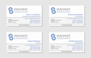 Visitenkarten-Design von bojboga für Seacoast Capital | Design #21311246