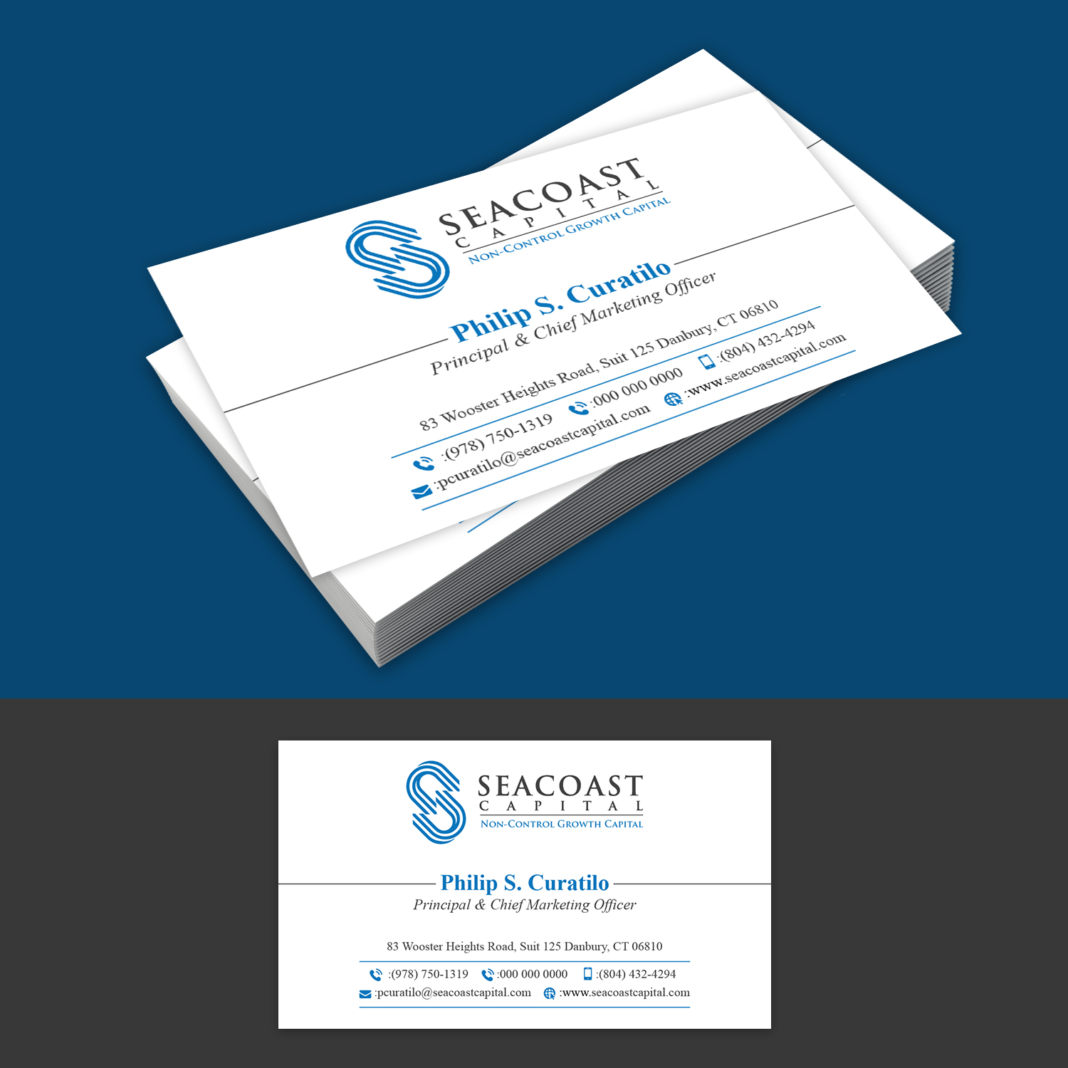 Business Card Design by Maxo-Biz for Seacoast Capital | Design #21283554