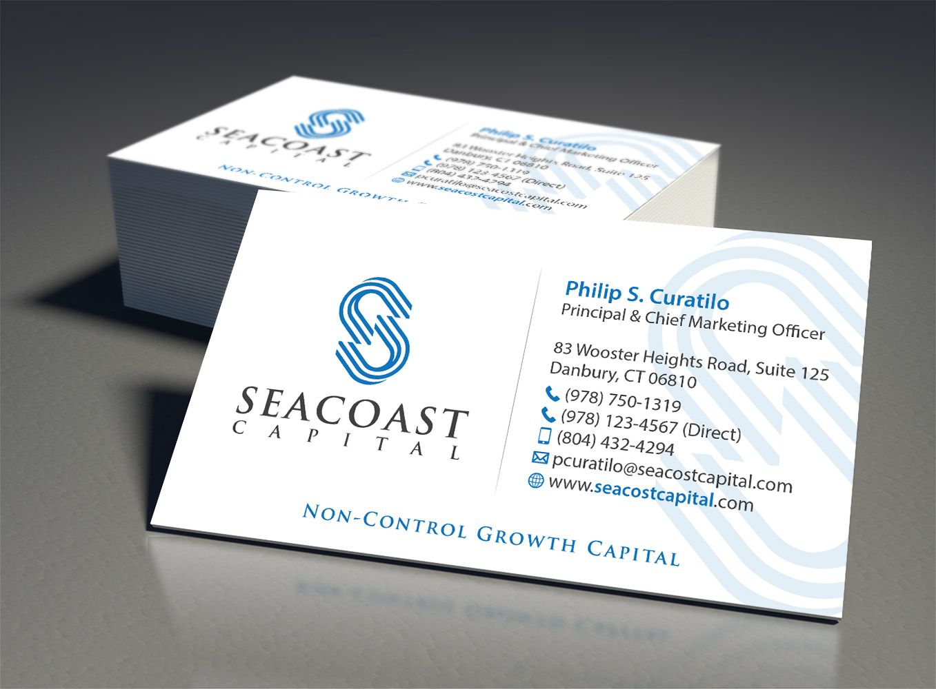 Diseño de Tarjeta de Presentación por MDesign para Seacoast Capital | Diseño #21283176