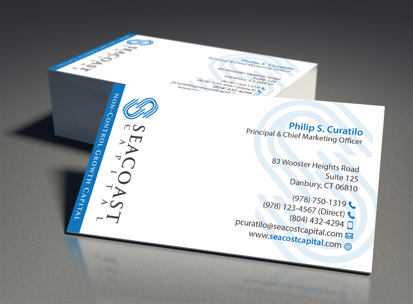 Diseño de Tarjeta de Presentación por MDesign para Seacoast Capital | Diseño #21289778