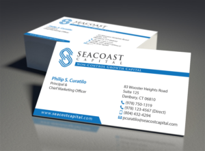 Business Card Design by MDesign for Seacoast Capital | Design: #21306717