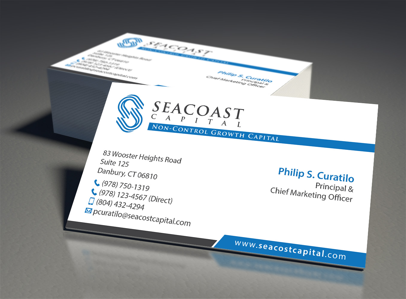 Business Card Design by MDesign for Seacoast Capital | Design #21306718