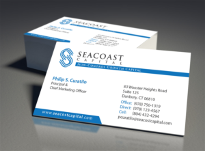 Business Card Design by MDesign for Seacoast Capital | Design: #21311201