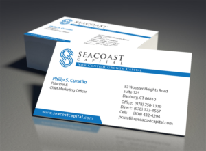 Business Card Design by MDesign for Seacoast Capital | Design: #21311202