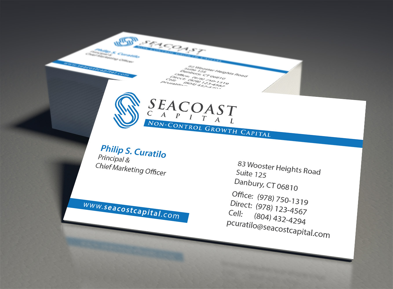 Business Card Design by MDesign for Seacoast Capital | Design #21314097