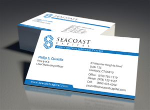 Business Card Design by MDesign for Seacoast Capital | Design: #21314210