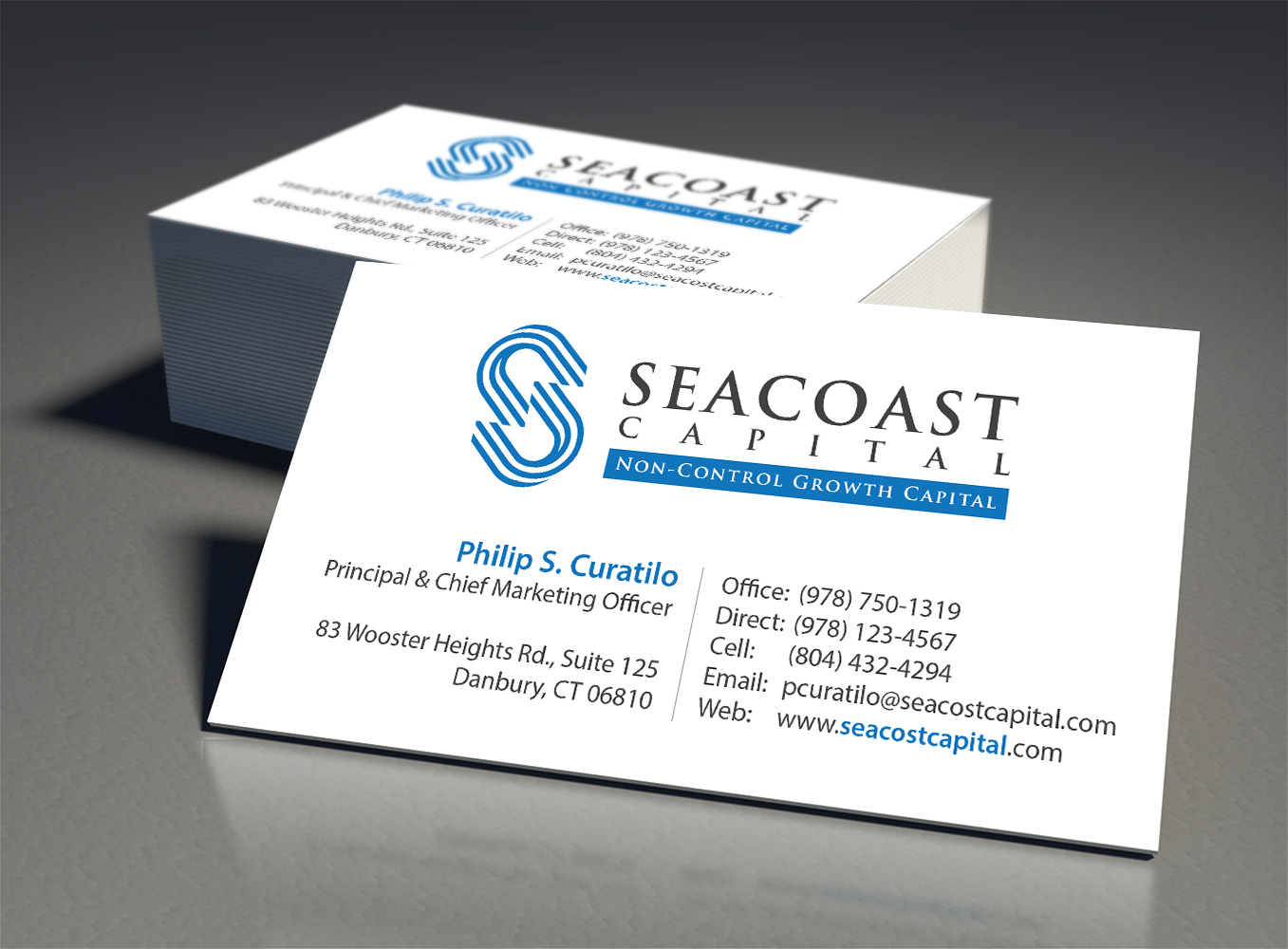 Business Card Design by MDesign for Seacoast Capital | Design #21322307
