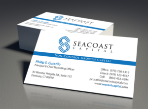 Business Card Design by MDesign for Seacoast Capital | Design: #21322308